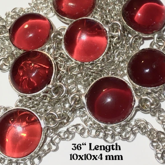 3x Honey Citrine Garnet Quartz BIWA Pearl Necklace - Picture 5 of 11